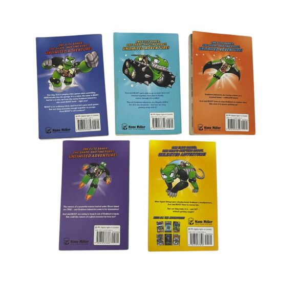 Axel & Beast books Volumes 1 - 5 Adrian C Bott collection omega operation robot - Picture 2 of 7